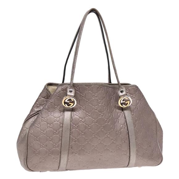 GUCCI Guccissima GG Canvas GG Twins Tote Bag Leather Pink - Picture 1 of 16